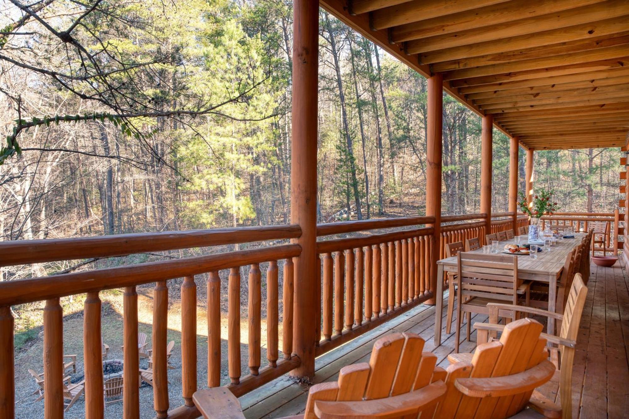 Sycamore By Avantstay Spectacular Mountain Home W Indoor Pool Hot Tub Home Theatre Fire Pit セバービル エクステリア 写真